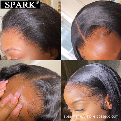 Wholesale New Trends Transparent HD Thin Swiss Lace Frontal Closure, Cuticle Aligned Pre Plucked Virgin HD Hair Lace Frontal